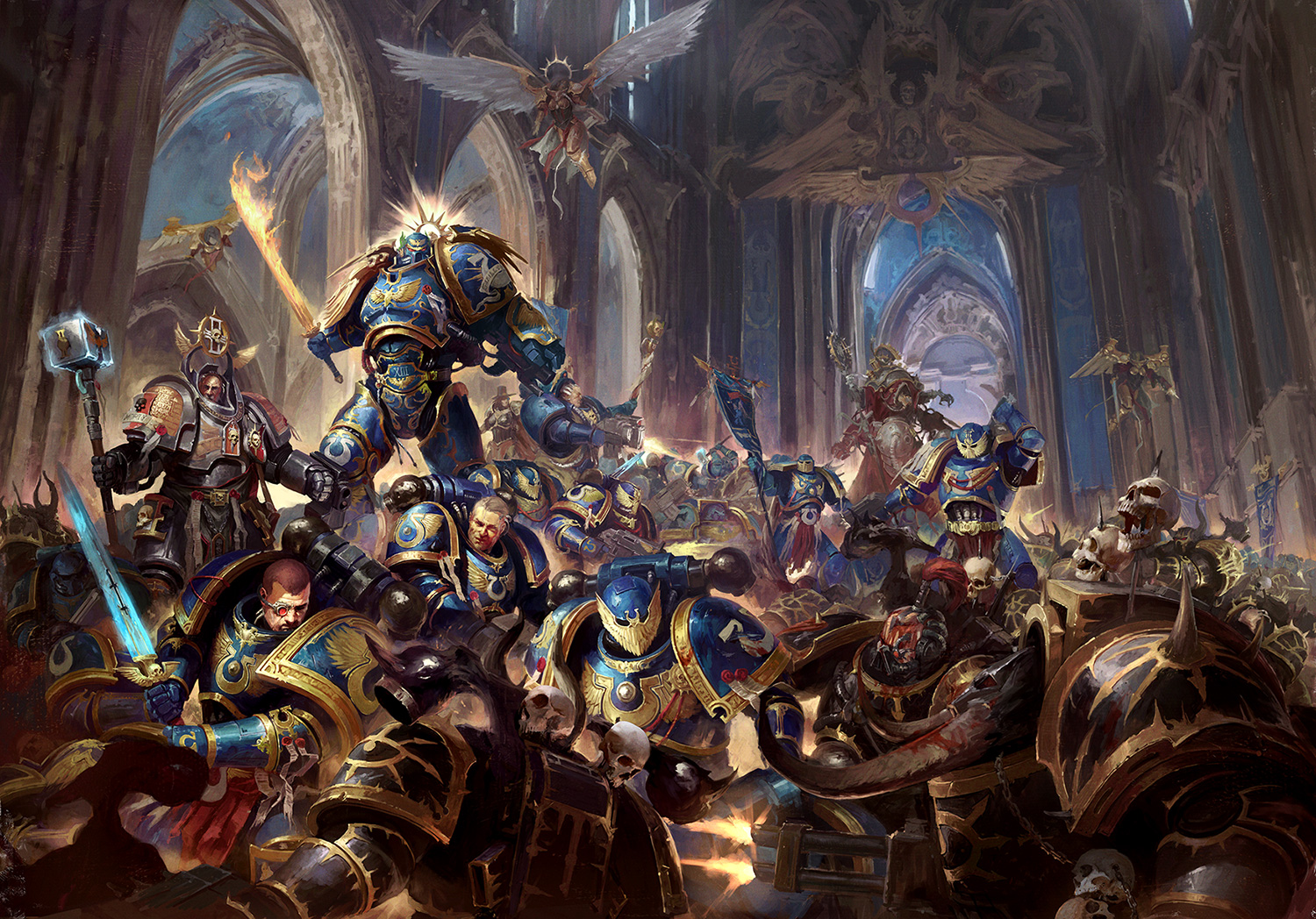 Guilliman vs Black Legion
